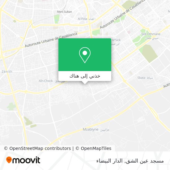 خريطة مسجد عين الشق