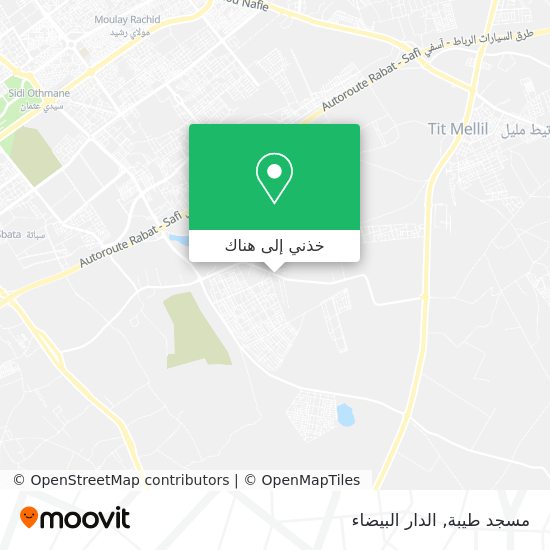 خريطة مسجد طيبة