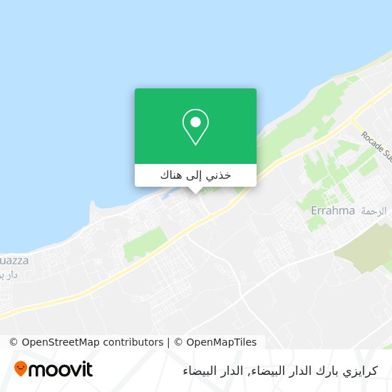 خريطة كرايزي بارك الدار البيضاء