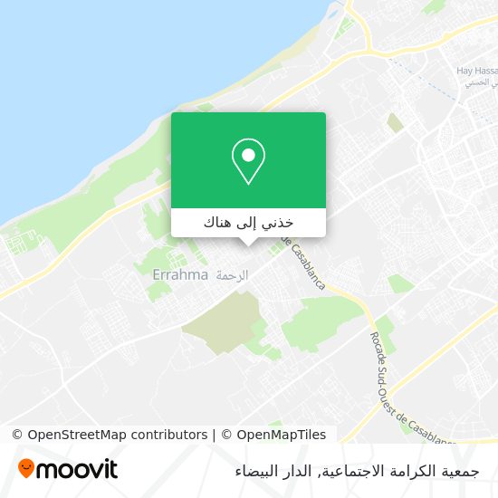 خريطة جمعية الكرامة الاجتماعية