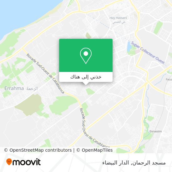 خريطة مسجد الرحمان