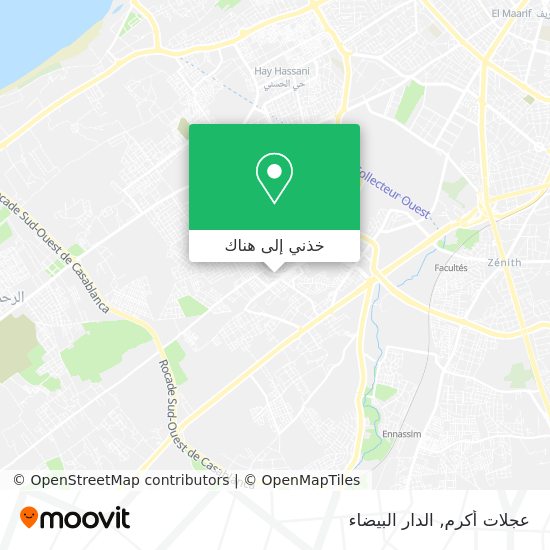 خريطة عجلات أكرم