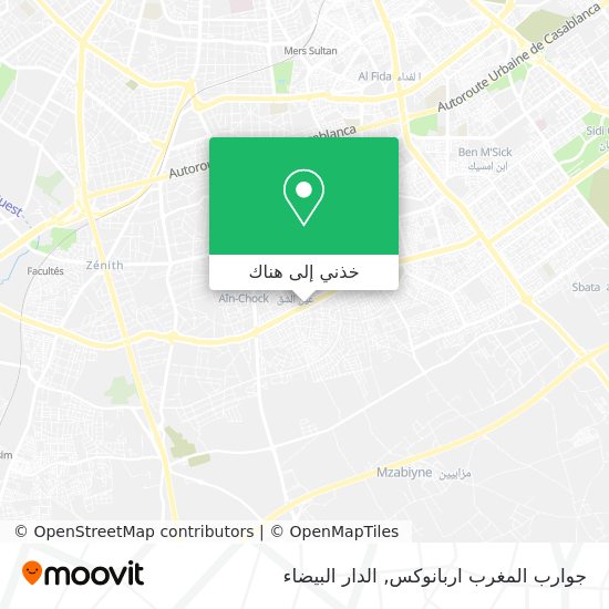خريطة جوارب المغرب اربانوكس