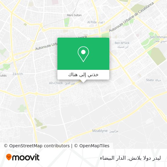 خريطة ليدر دولا بلانش