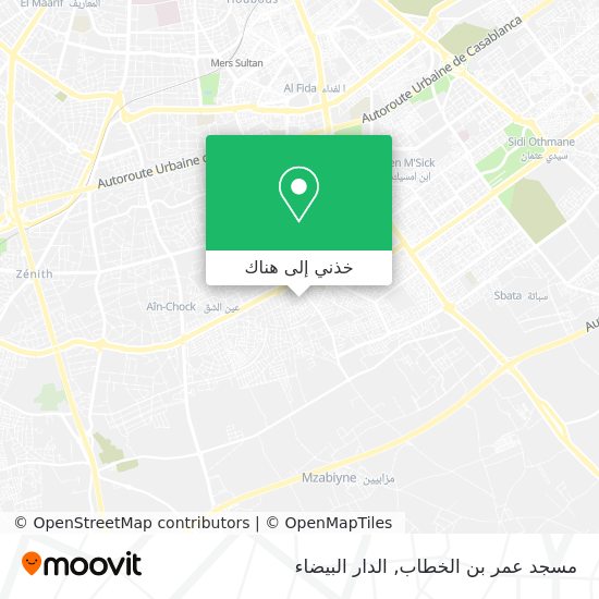 خريطة مسجد عمر بن الخطاب