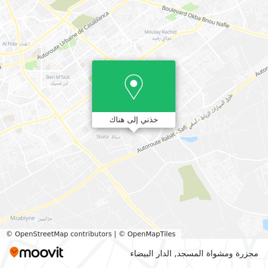 خريطة مجزرة ومشواة المسجد