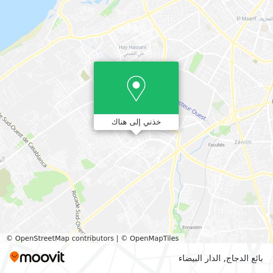 خريطة بائع الدجاج