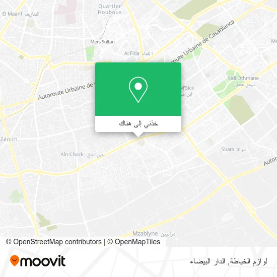 خريطة لوازم الخياطة