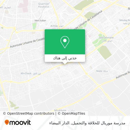 خريطة مدرسة موريال للحلاقة والتجميل