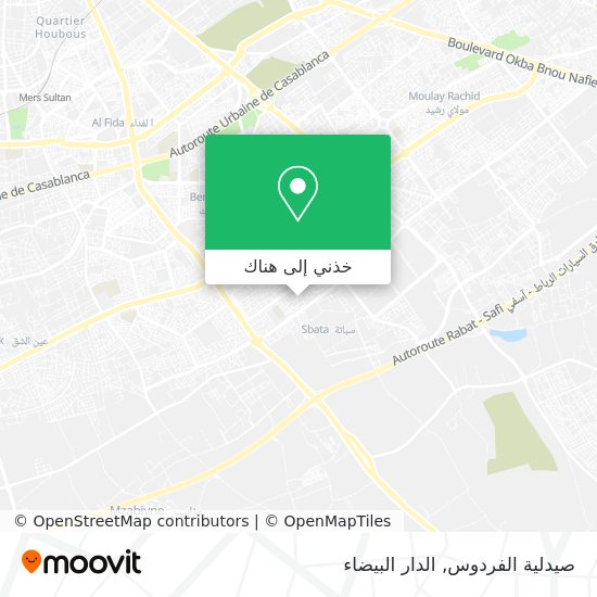 خريطة صيدلية الفردوس