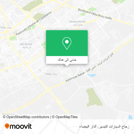 خريطة زجاج السيارات التيسير