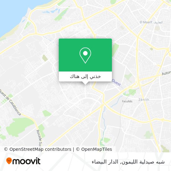 خريطة شبه صيدلية الليمون