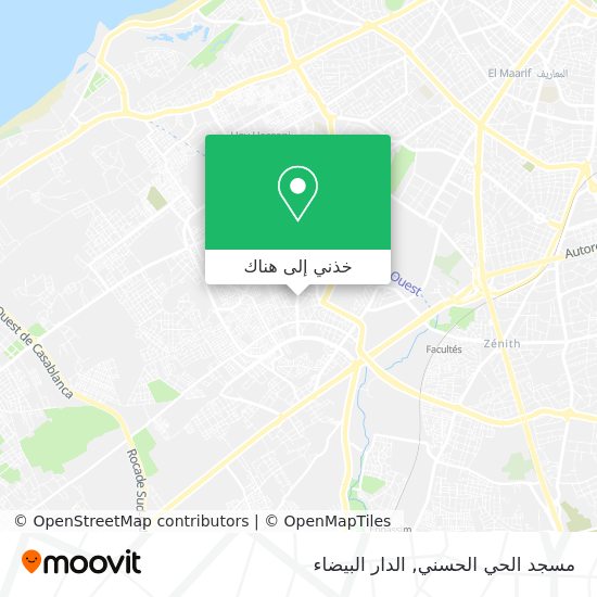 خريطة مسجد الحي الحسني