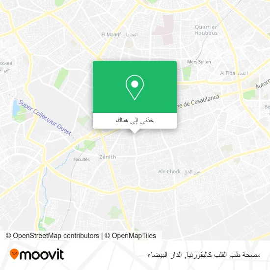 خريطة مصحة طب القلب كاليفورنيا