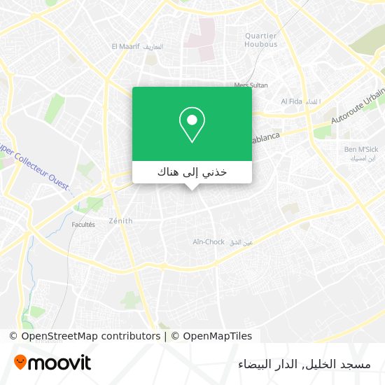 خريطة مسجد الخليل