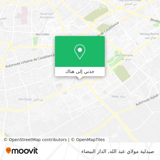 خريطة صيدلية مولاي عبد الله