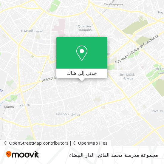 خريطة مجموعة مدرسة محمد الفاتح