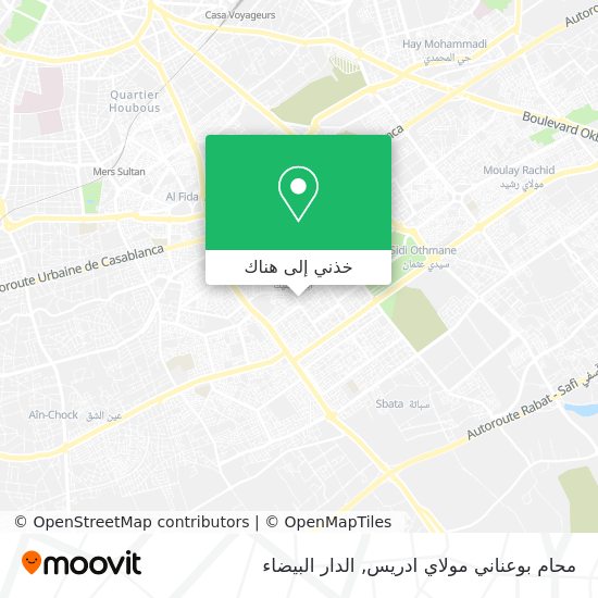 خريطة محام بوعناني مولاي ادريس
