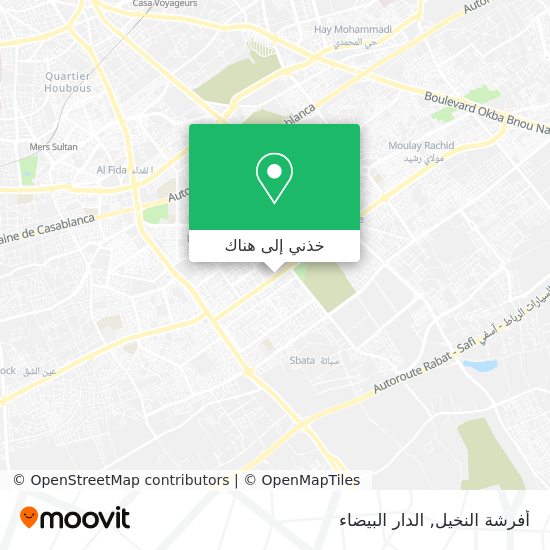 خريطة أفرشة النخيل