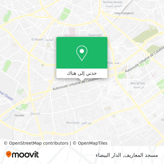 خريطة مسجد المعاريف