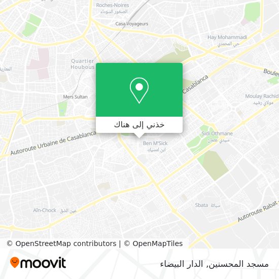 خريطة مسجد المحسنين