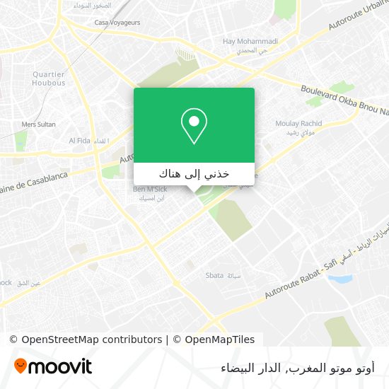 خريطة أوتو موتو المغرب