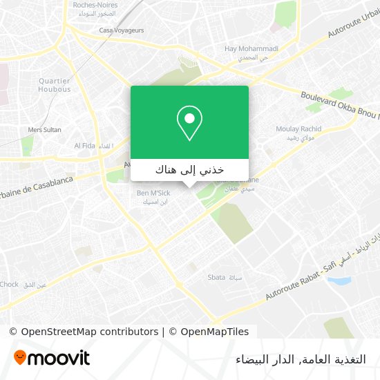 خريطة التغذية العامة