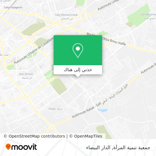 خريطة جمعية تنمية المرأة