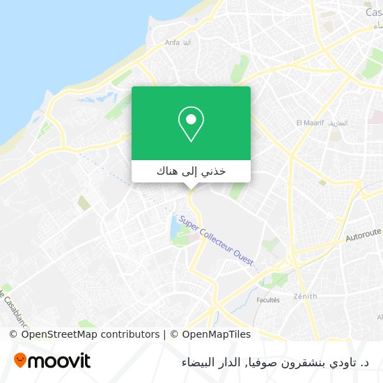 خريطة د. تاودي بنشقرون صوفيا