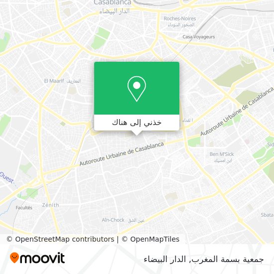 خريطة جمعية بسمة المغرب