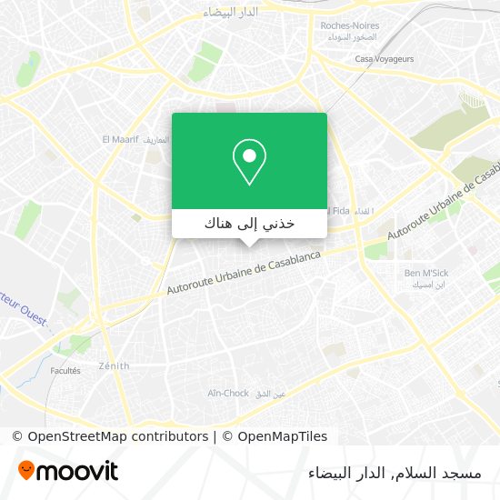 خريطة مسجد السلام