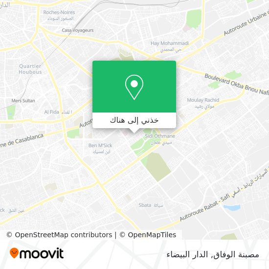خريطة مصبنة الوفاق