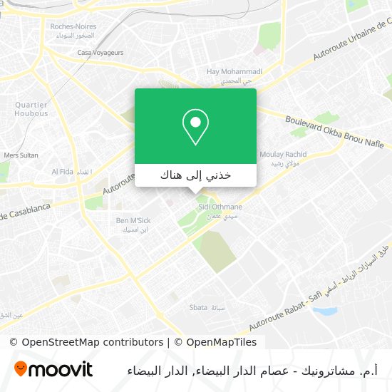 خريطة أ.م. مشاترونيك - عصام الدار البيضاء