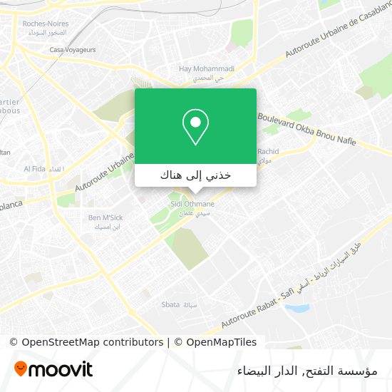 خريطة مؤسسة التفتح