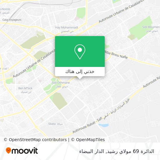 خريطة الدائرة 69 مولاي رشيد