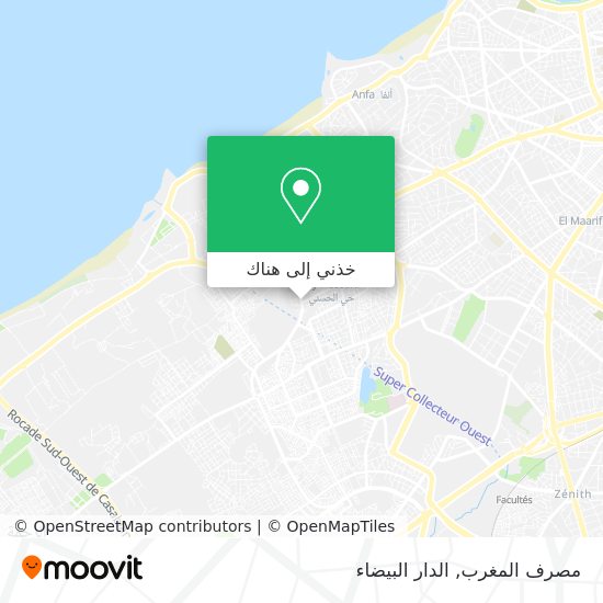 خريطة مصرف المغرب