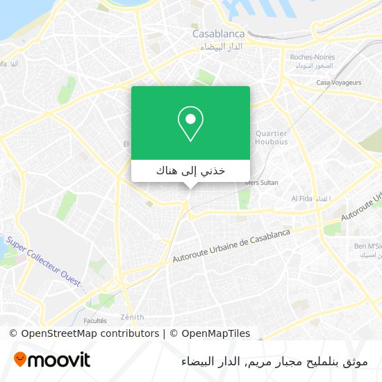 خريطة موثق بنلمليح مجبار مريم