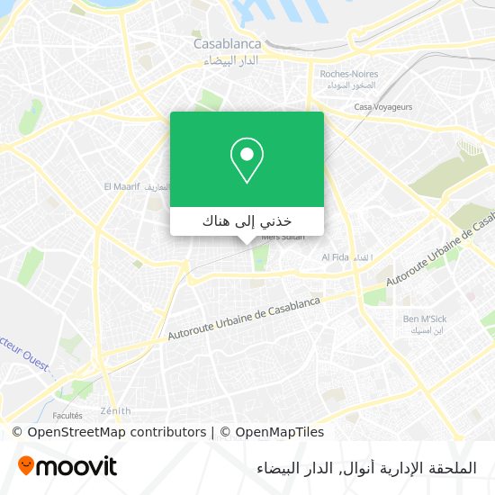 خريطة الملحقة الإدارية أنوال