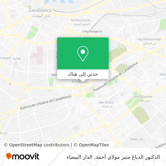 خريطة الدكتور الدباغ منير مولاي أحمد