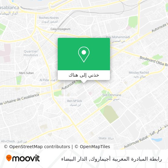 خريطة رابطة المبادرة المغربية أجيماروك