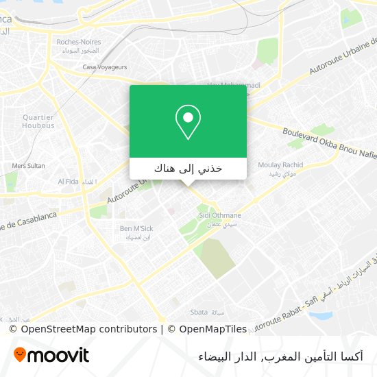 خريطة أكسا التأمين المغرب