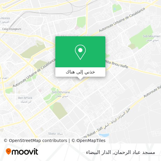 خريطة مسجد عباد الرحمان