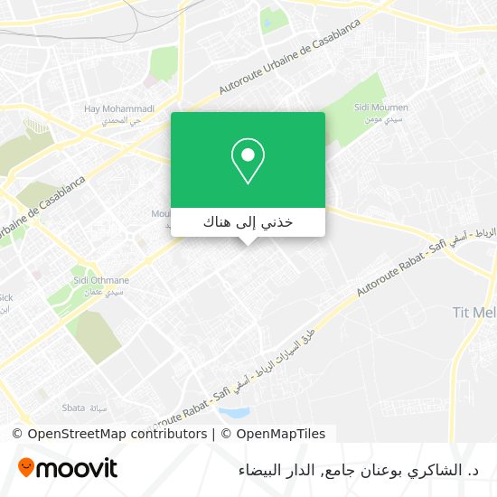 خريطة د. الشاكري بوعنان جامع