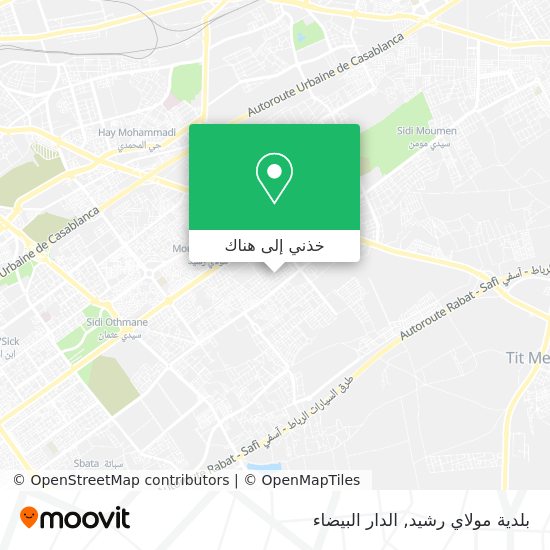 خريطة بلدية مولاي رشيد