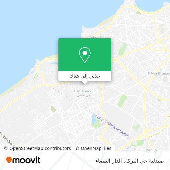 خريطة صيدلية حي البركة