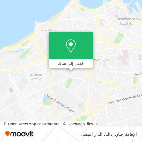 خريطة الإقامة جنان إداليا