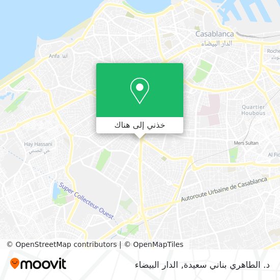 خريطة د. الطاهري بناني سعيدة