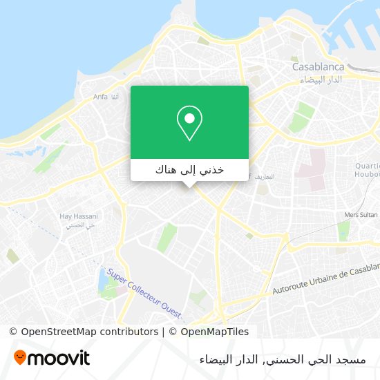 خريطة مسجد الحي الحسني