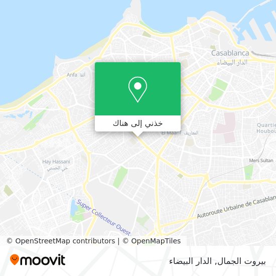 خريطة بيروت الجمال