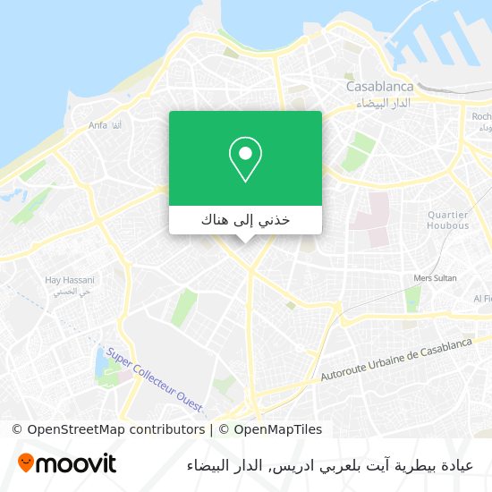 خريطة عيادة بيطرية آيت بلعربي ادريس